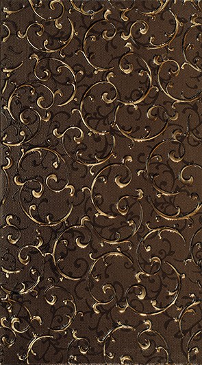 картинка Анастасия Декор орнамент коричневый 1645-0094 25х45 от магазина Одежда+